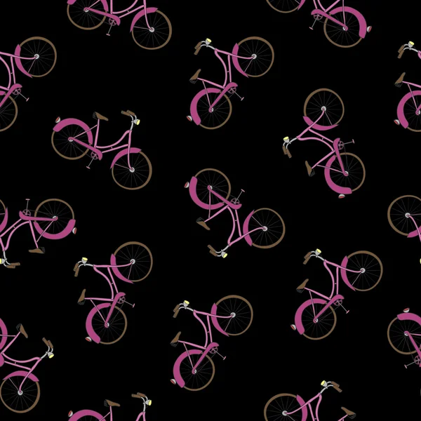 Elle çizilmiş Bisiklet seamless modeli