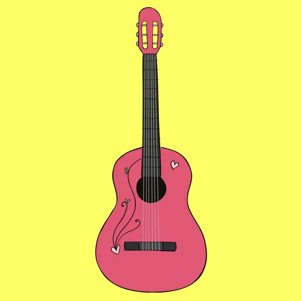 Gitar ілюстрація — стоковий вектор