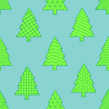 Noel ağacı pürüzsüz desen