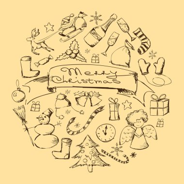 Mutlu yıllar kartı.