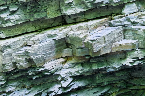 Textura Camadas Fundo Rachaduras Rocha Sedimentar Face Penhasco Penhasco Montanha — Fotografia de Stock