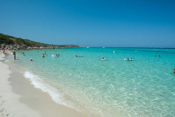 Plage de Bodri, Corbara, Korsyka — Zdjęcie stockowe