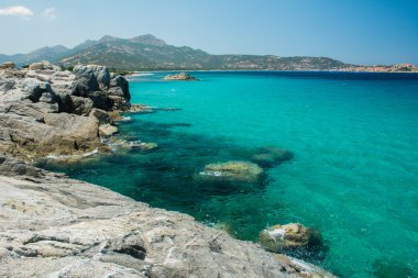 Plage de Sainte-Restitude, Corbara, Corse