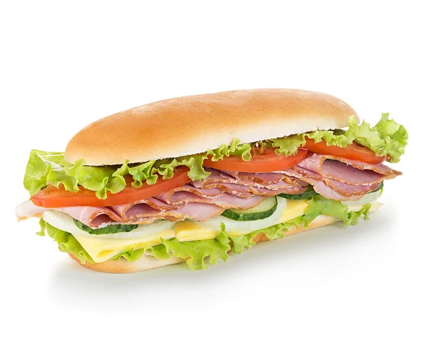 Sandwich isoliert — Stockfoto