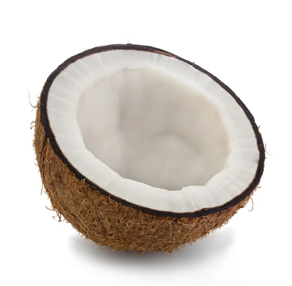 Noci di cocco isolate su sfondo bianco — Foto Stock