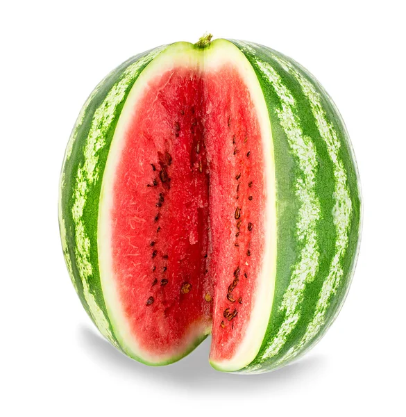 Watermelon close-up isolated on a white background — Stock Photo, Image