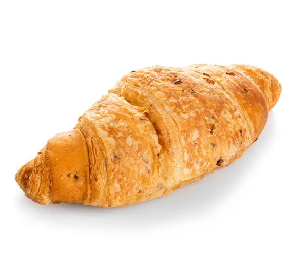 Croissant isolated on white — Stock Photo, Image