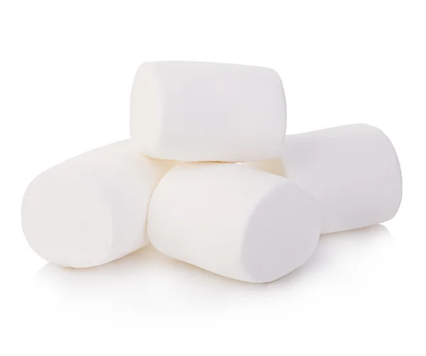 Marshmallows isolerad på vit bakgrund — Stockfoto