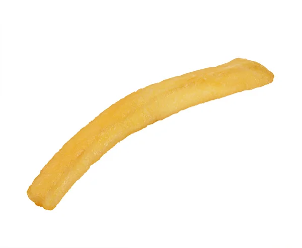 Aardappelen fries geïsoleerd op witte achtergrond. Fastfood. — Stockfoto