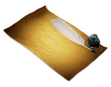 eski kahverengi kağıt levha yakın çekim izole.