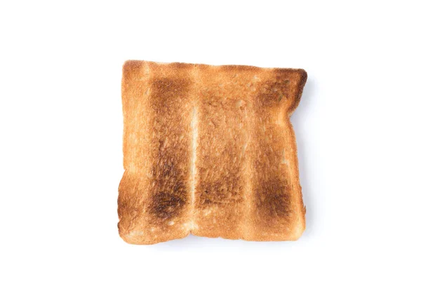 Obraz Spalonego Chleba Odizolowanego Białym Tle — Zdjęcie stockowe