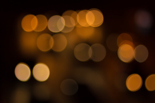 Out of Focus Lights during the Night (car light)