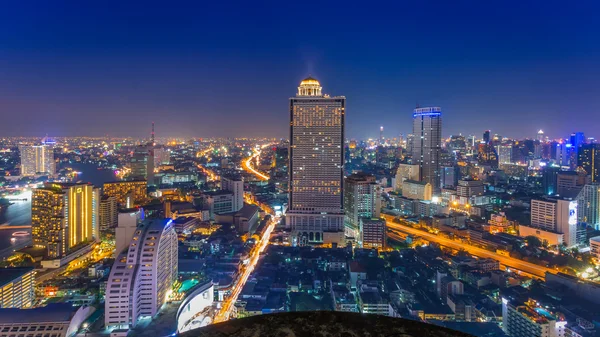 Bangkok city view from above, Thailand. — Stock Photo, Image