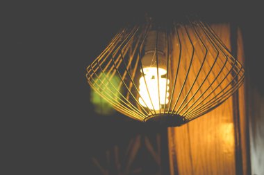 el yapımı lamba üretmek bambu örgü tarafından