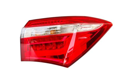 Arka araba ışık izole.