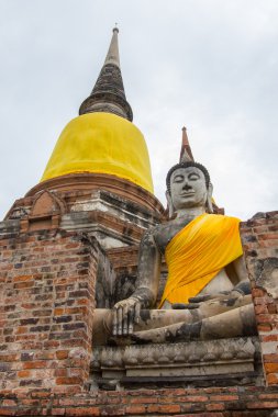 Wat Yai Chaimongkol - Ayutthaya Buda heykeli