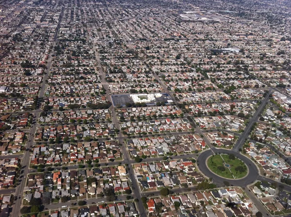 Los Angels view from the air. — Stock Photo, Image