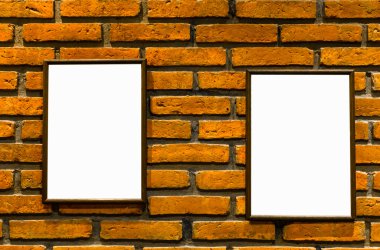 Duvardaki resim kenarlığı.