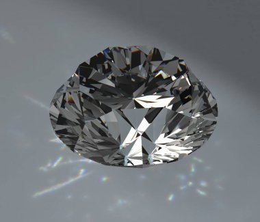 Arkaplanda kristal izole