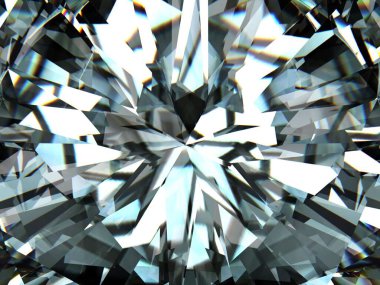 Arkaplanda kristal izole