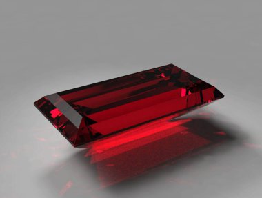 Arkaplanda kristal izole