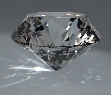 Arkaplanda kristal izole