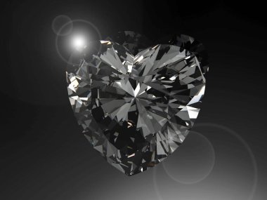 Arkaplanda kristal izole
