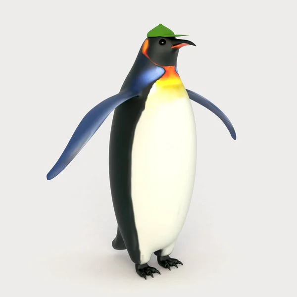 Rendering Van Cartoon Pinguïn — Stockfoto
