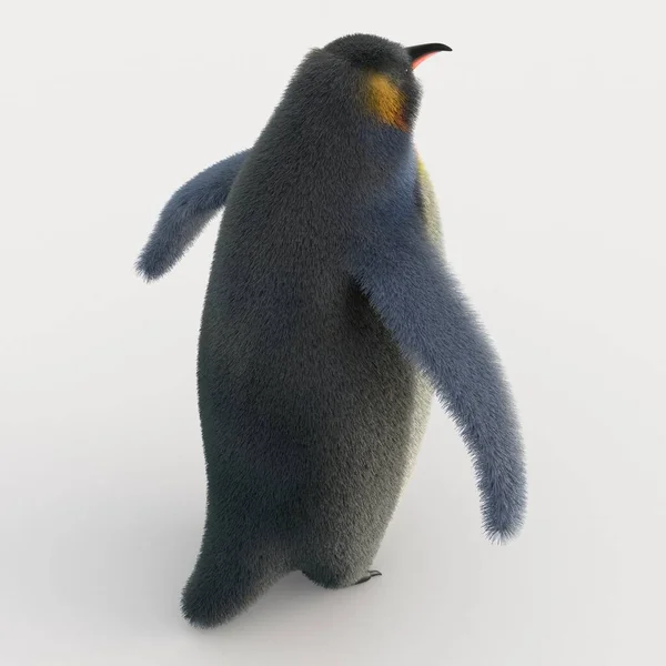 Render Cartoon Penguin — Stock Photo, Image