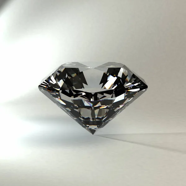 Diamond Crystal Isolated Background — Stock Photo, Image