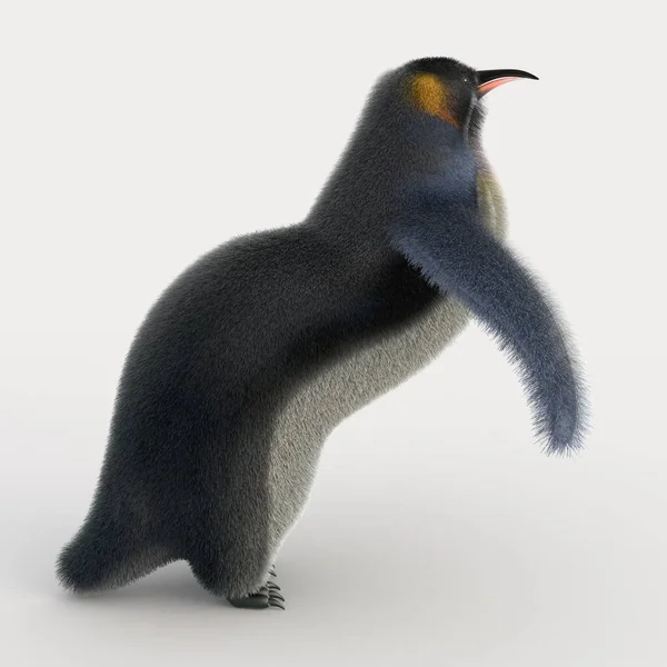 Rendering Pinguino Cartone Animato — Foto Stock