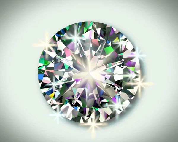Jóias Diamante Ilustração Vetorial — Fotografia de Stock