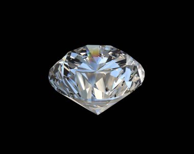 Arkaplanda kristal izole