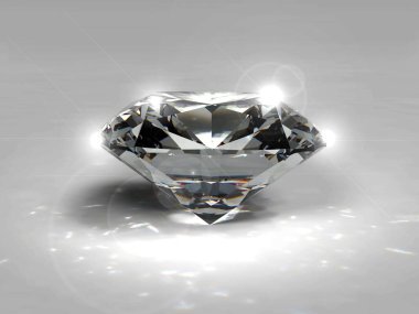 Arkaplanda kristal izole