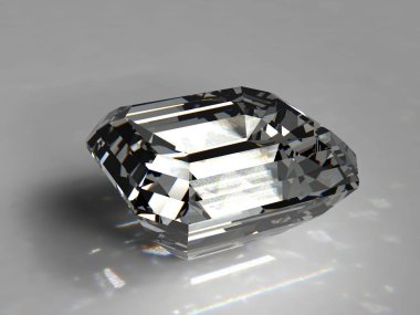 Arkaplanda kristal izole