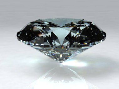 Arkaplanda kristal izole