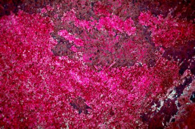 Pembe ve Kırmızı Metal Doku Yüzey Arkaplanı