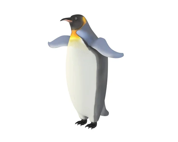 Rendering Pinguino Cartone Animato — Foto Stock