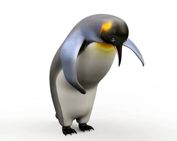 Render Dari Penguin Lucu — Stok Foto