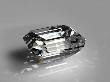 Arkaplanda kristal izole