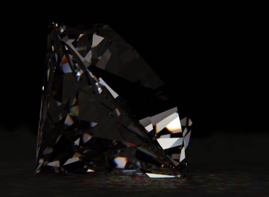 Parlayan bir cam ve siyah beyaz desenli soyut bir arkaplan