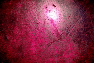 Pembe ve Kırmızı Metal Doku Yüzey Arkaplanı