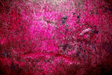 Pembe ve Kırmızı Metal Doku Yüzey Arkaplanı