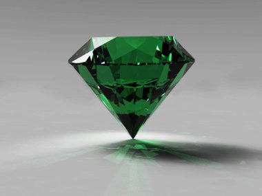 Arkaplanda kristal izole