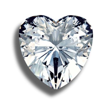 Arkaplanda kristal izole