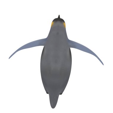 Sevimli bir penguenin 3D görüntüsü 