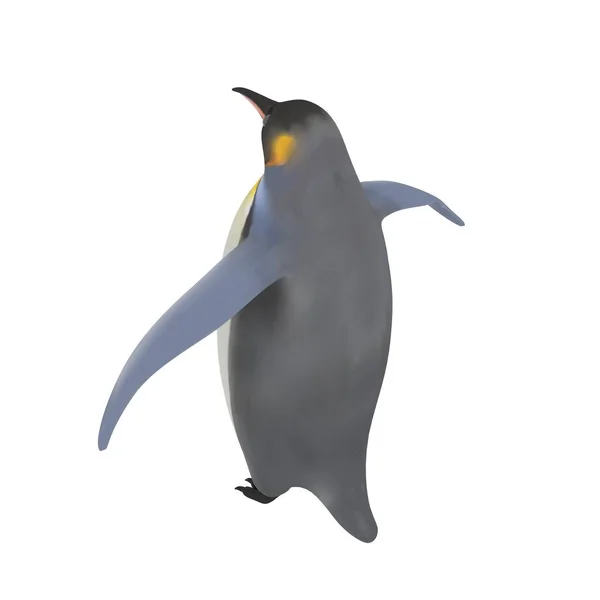 Візуалізація Милого Пінгвіна — стокове фото