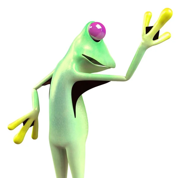 Illustration Funny Frog — Stock Photo, Image