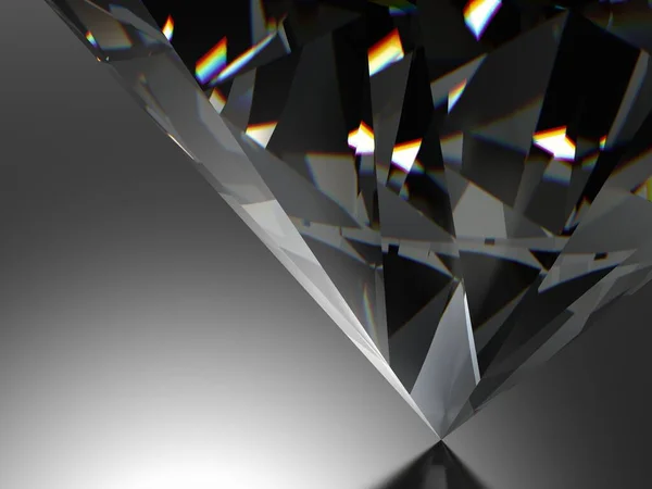 抽象的な幾何学的背景の3Dイラスト — ストック写真