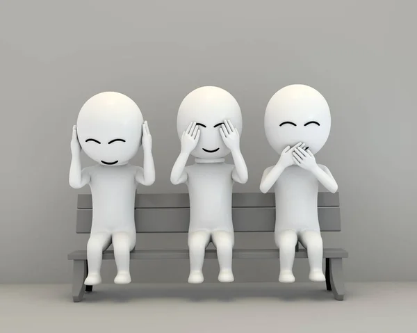 People Sad Faces — Stock Photo, Image